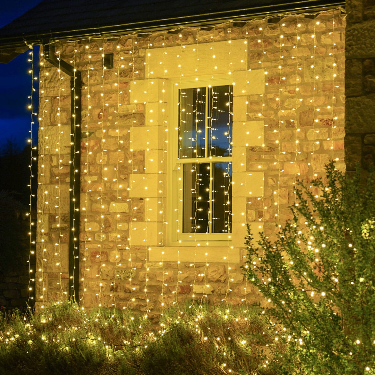 fairy lights on white wire - 图片 4