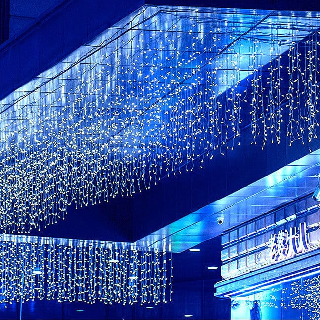 fairy icicle lights outdoor - 图片 4