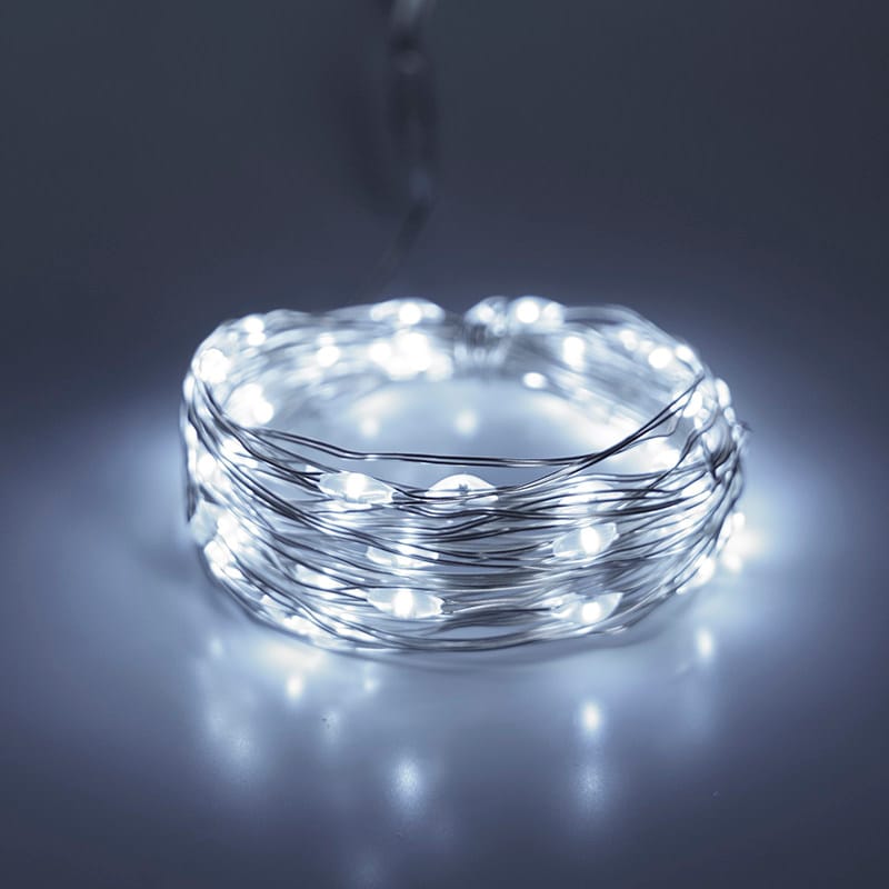 battery fairy lights copper wire - 图片 4