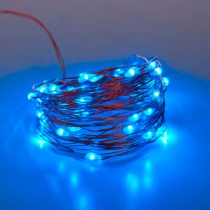 battery fairy lights copper wire