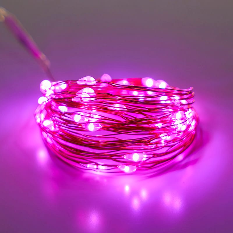 battery fairy lights copper wire - 图片 2