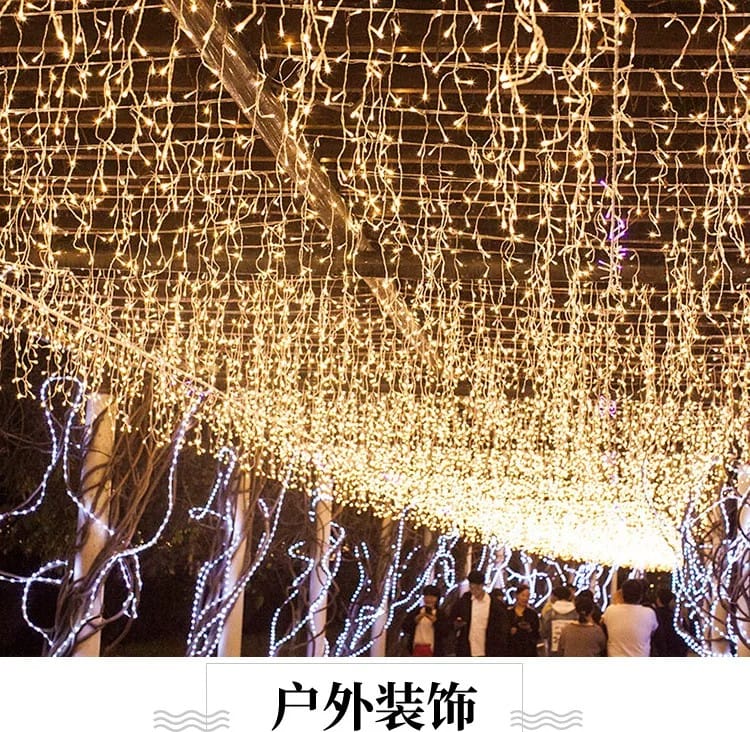 fairy icicle lights outdoor - 图片 2